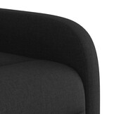Verstelbare Massagestoel Stof Zwart - 35% Korting