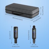 Draadloze controller met box, draadloze zender/6 ontvangers, batterij-aangedreven ontvanger met touchscreen, 20 uur batterijduur