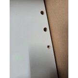 vidaXL Hangkast met plank Riga Wit 57 x 57 x 40 cm Bewerkt hout