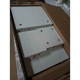 vidaXL Hangkast met plank Riga Wit 57 x 57 x 40 cm Bewerkt hout