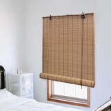 vidaXL Rolgordijn 140x220 cm bamboe bruin