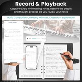 NEWYES Syncpen 3.0 Set – digitale pen en notitieblok & tablet met handgeschreven notities, overdracht Bluetooth & OCR voor cursusaantekeningen en accounts