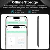 NEWYES Syncpen 3.0 Set – digitale pen en notitieblok & tablet met handgeschreven notities, overdracht Bluetooth & OCR voor cursusaantekeningen en accounts