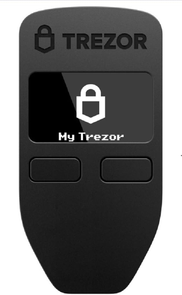 Trezor Hardware Wallet voor Bitcoin, Dash, Litecoin, Zcash, Ether - zwart