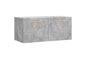 VidaXL Wandkast Betongrijs - 80 cm - 41% Korting