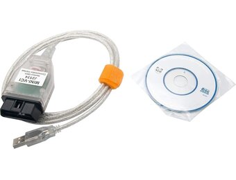 Riloer OBD2 Autodiagnose Mini VCI V13.00.022 Diagnosekabel met CD/Software voor TIS Techstream