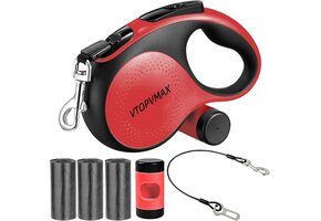 Rollijn 8m Uitschuifbaar (tot 50kg) - Rood | 58% Korting