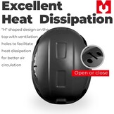 Veiligheidshelm voor de bouw, met anti-condens, veiligheidsbril, wielratel, verstelbaar 53-63 cm, voor steigers, bouw en ambachtslieden EN 397