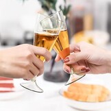 Champagneglazen, 20 stuks champagneglazen, plastic, 100 ml, champagneglazen, plastic voor champagnereceptie, feest, picknick, wijnbeker, verjaardag, bruiloft