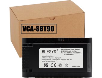 BLESYS VCA-SBT90 VCA-SBT90/XAA VCA-SBT90E VCA-SBT90E/VT Accu voor Samsung Jet 90 Jet 70 Jet 75 stofzuiger 21,6V 86,4Wh Vervangingsaccu VS15T7031R1/EN VS15T7032P4 VS20B75ACR5 VS20B75AGR1/GE VS20B75BDR5