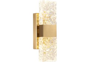 Kristallen LED Wandlamp Goud Vintage - 81% Korting!