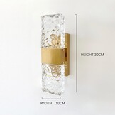 Kristallen LED Wandlamp Goud Vintage - 84% Korting