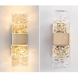 Kristallen LED Wandlamp Goud Vintage - 84% Korting