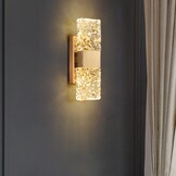 Kristallen LED Wandlamp Goud Vintage - 84% Korting