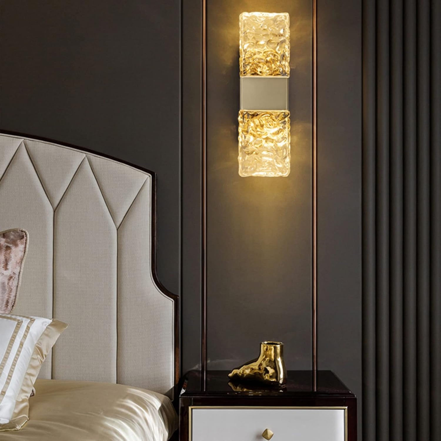 Kristallen LED Wandlamp Goud Vintage - 84% Korting
