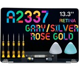 Schermvervanging MacBook Air 13 inch M1 2020 A2337 Space Gray - Compleet LCD Assembly