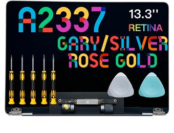Schermvervanging MacBook Air 13 inch M1 2020 A2337 Space Gray - Compleet LCD Assembly