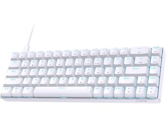 T68SE Gaming Keyboard,Mechanical Toetsenbord 60 Percent,Ultra-Compact 68 Keys Keyboard with Stand-Alone Arrow Keys,Brown Tactile Switch for Windows Laptop PC Gamer Typist - Maat Brown switch