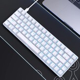 T68SE Gaming Keyboard,Mechanical Toetsenbord 60 Percent,Ultra-Compact 68 Keys Keyboard with Stand-Alone Arrow Keys,Brown Tactile Switch for Windows Laptop PC Gamer Typist - Maat Brown switch