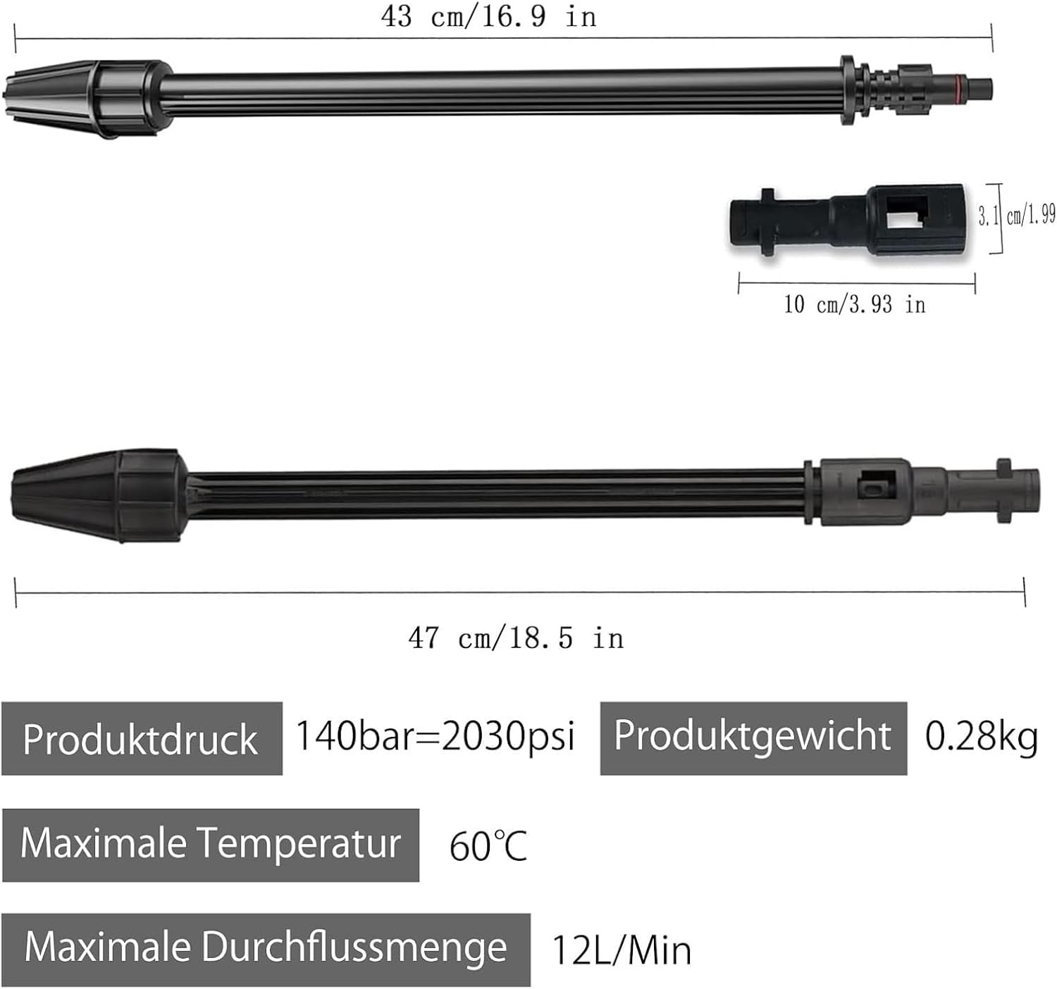 Hogedrukreiniger Rotamondstuk voor Karcher K2-K7, 72% Korting