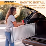 Gardhom Aluminium Rolstoeloprijplaat 122 cm - Draagbaar en Opvouwbaar met 362 kg capaciteit
