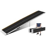 Gardhom Aluminium Rolstoeloprijplaat 122 cm - Draagbaar en Opvouwbaar met 362 kg capaciteit