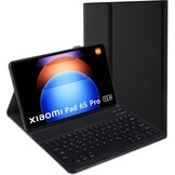 Hoes met QWERTZ Toetsenbord voor Xiaomi Pad 6s Pro 12.4 Inch (Zwart, 77% Korting)