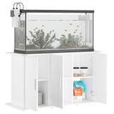 vidaXL Aquariumstandaard 101x41x58 cm bewerkt hout wit