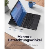 Earto Toetsenbordhoes met Touchpad voor Samsung Galaxy Tab S9 (Zwart)