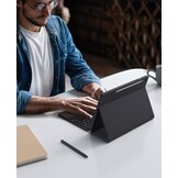 Earto Toetsenbordhoes met Touchpad voor Samsung Galaxy Tab S9 (Zwart)