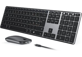 Draadloos Toetsenbord & Muis Set (47% Korting) - QWERTZ