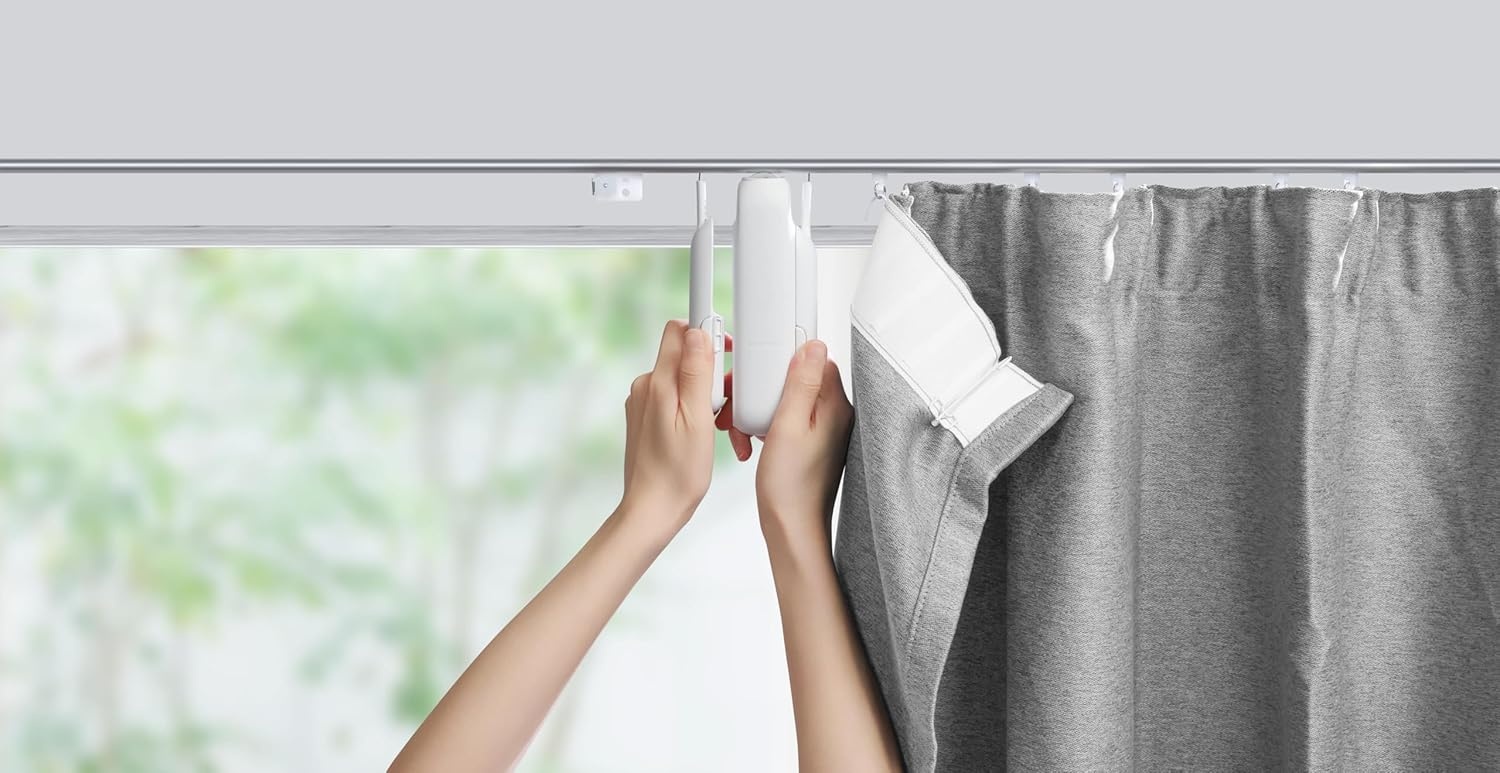 SwitchBot Smart Curtain 3 Gordijnopener voor U-rail