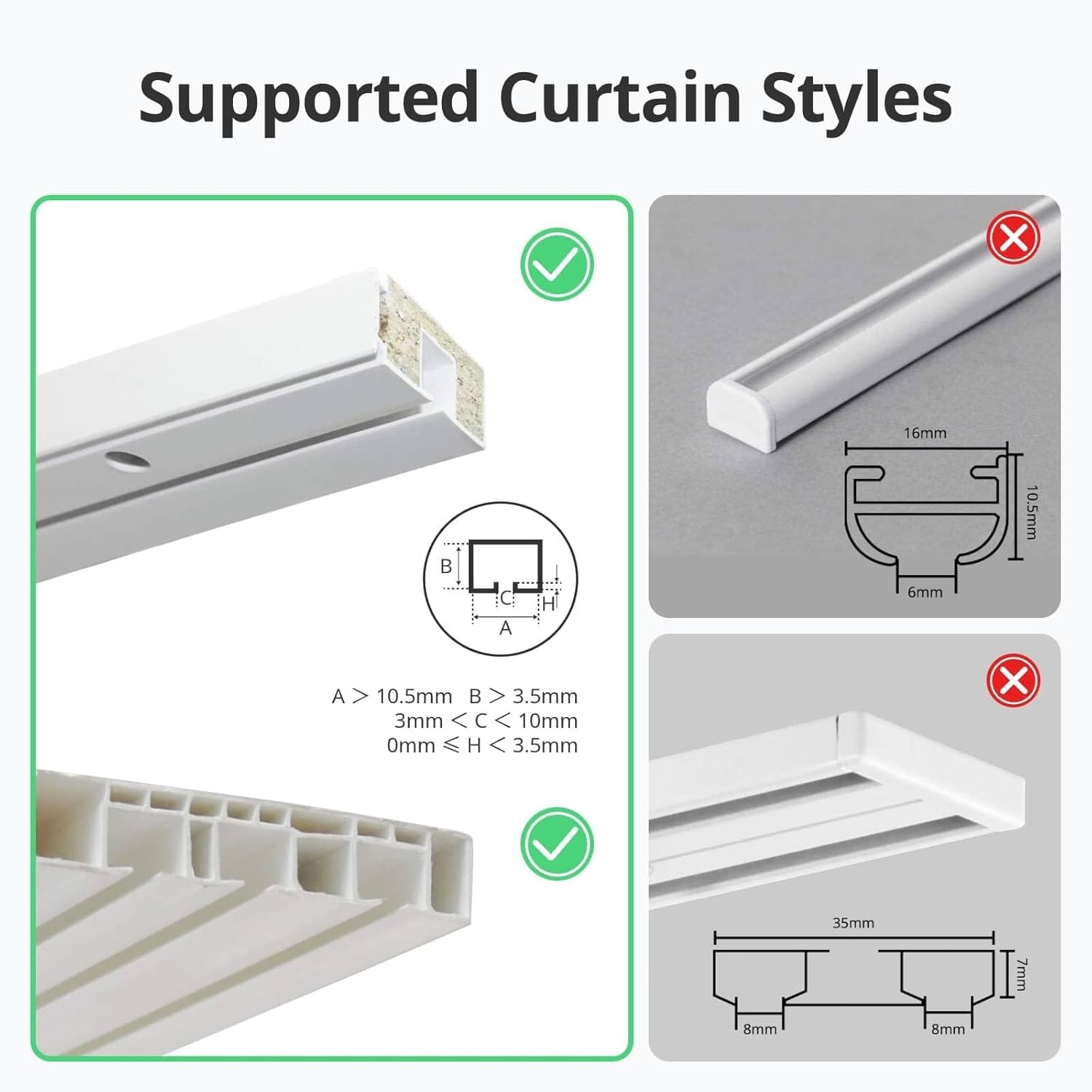 SwitchBot Smart Curtain 3 Gordijnopener voor U-rail