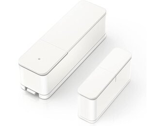 Bosch Smart Home deur-/raamcontact II plus, inbraakbescherming met slimme sensor voor trillingsdetectie, compatibel met Amazon Alexa en Google Assistant, wit