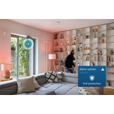 Bosch Smart Home deur-/raamcontact II plus, inbraakbescherming met slimme sensor voor trillingsdetectie, compatibel met Amazon Alexa en Google Assistant, wit