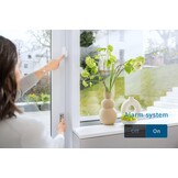 Bosch Smart Home deur-/raamcontact II plus, inbraakbescherming met slimme sensor voor trillingsdetectie, compatibel met Amazon Alexa en Google Assistant, wit