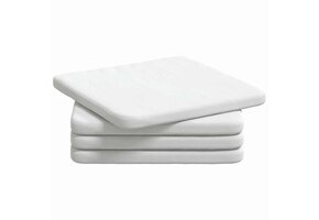 vidaXL Zitkussens Wit 40x40x3cm - 4 Stuks - 44% Korting