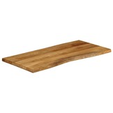 Tafelblad Massief Mangohout met Natuurlijke Rand (100x60cm) - 34% Korting!