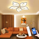 LED Plafondlamp Dimbaar, 40-80W met Afstandsbediening App, Kleurverandering Moderne Woonkamerlamp Plafondlamp, Energiebesparend Eimming Plafondverlichting Slaapkamerlamp - Maat 5 hoofden