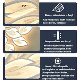 LED Plafondlamp Dimbaar, 40-80W met Afstandsbediening App, Kleurverandering Moderne Woonkamerlamp Plafondlamp, Energiebesparend Eimming Plafondverlichting Slaapkamerlamp - Maat 5 hoofden