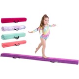 Kinder Turnbalk met Suède Look - 210cm Paars