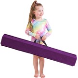 Kinder Turnbalk met Suède Look - 210cm Paars