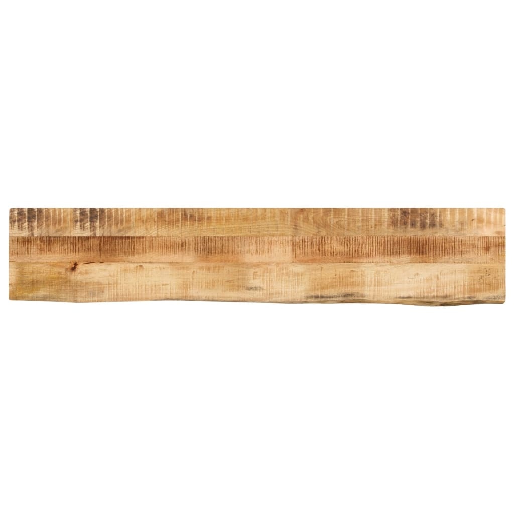 vidaXL Tafelblad met natuurlijke rand 160x20x2,5 cm massief mangohout