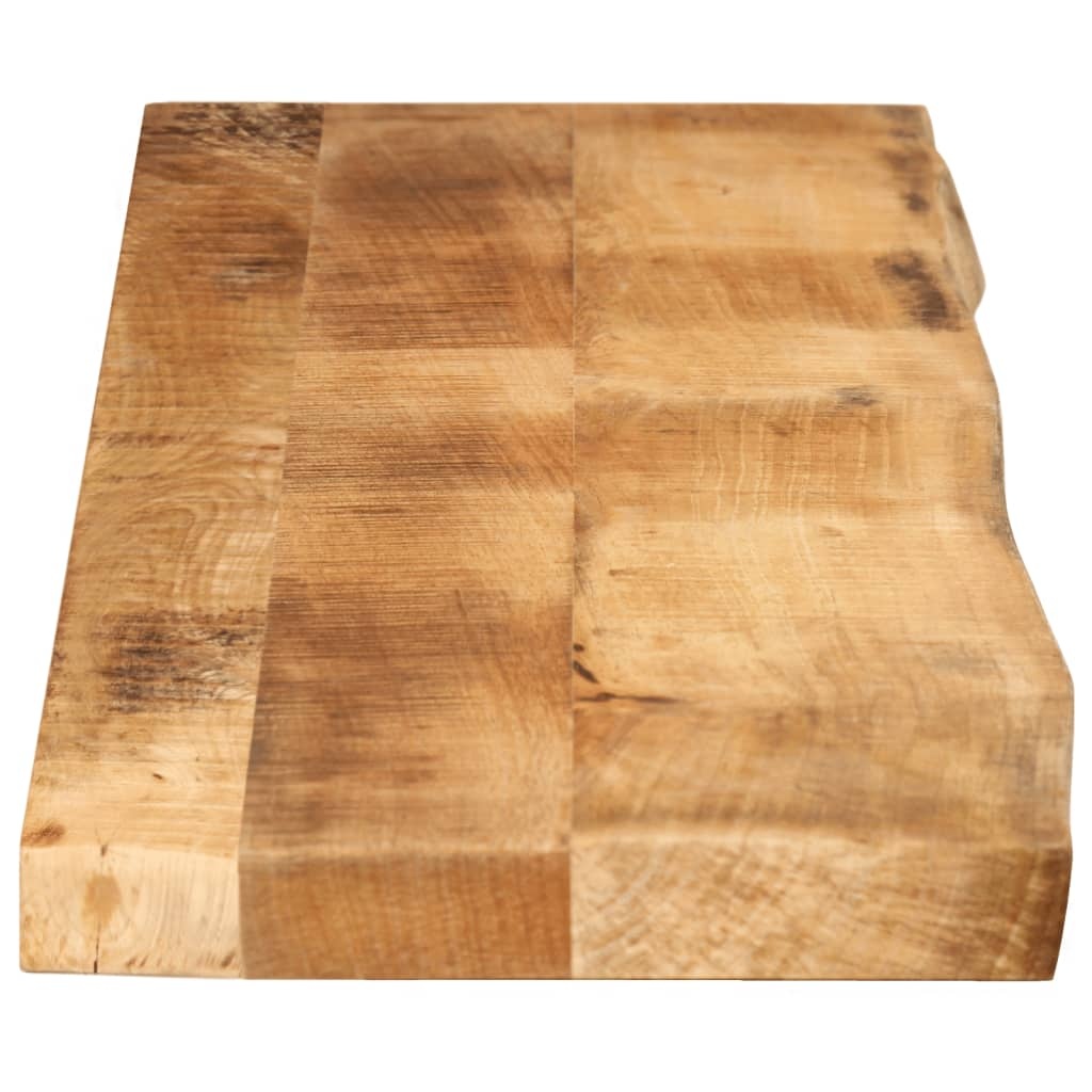vidaXL Tafelblad met natuurlijke rand 160x20x2,5 cm massief mangohout
