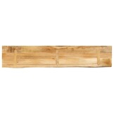 vidaXL Tafelblad met natuurlijke rand 160x20x2,5 cm massief mangohout