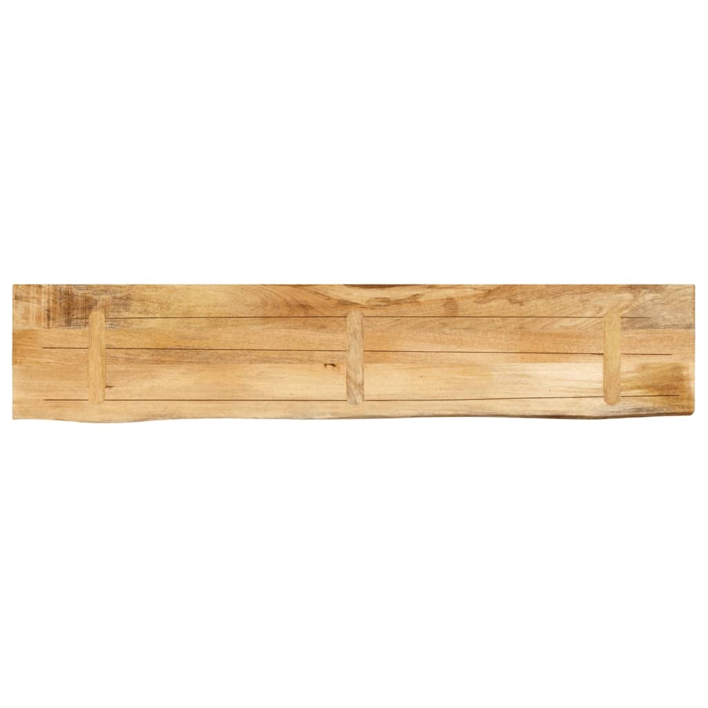 vidaXL Tafelblad met natuurlijke rand 160x20x2,5 cm massief mangohout
