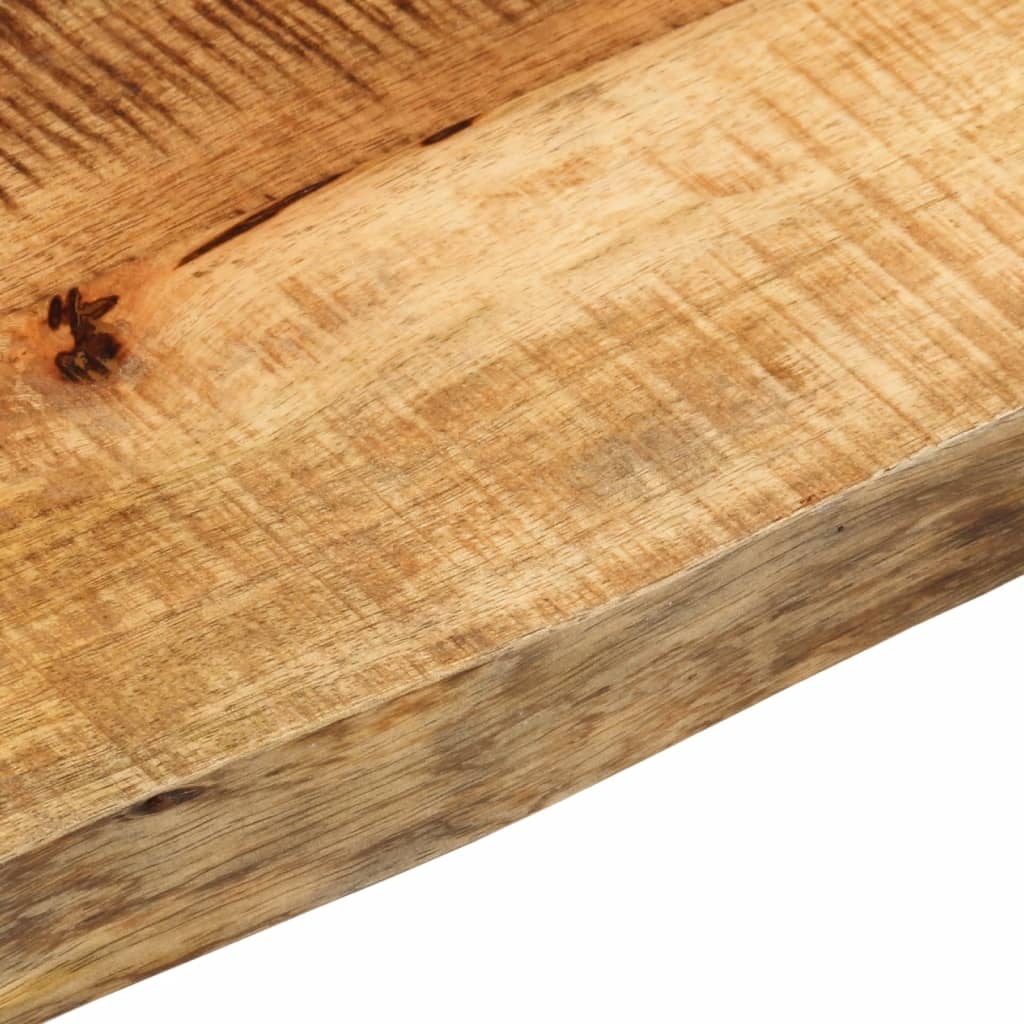 vidaXL Tafelblad met natuurlijke rand 160x20x2,5 cm massief mangohout