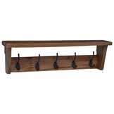 vidaXL Hanger Bruin 50 x 10 x 14 cm Massief Mahoniehout
