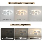 39W Ronde LED Plafondlamp 52 cm Wit voor Woonkamer, Slaapkamer en Kinderkamer