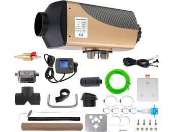 Dieselverwarming 24V 7kW met LCD - Parkeerverwarming voor Vrachtwagens, campers en boten